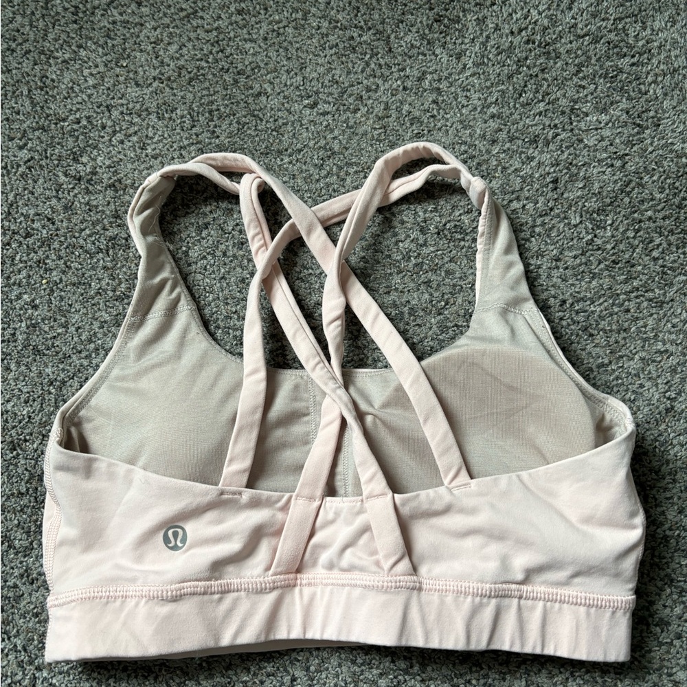 Lululemon Pink Energy Bra - Picture 2 of 3